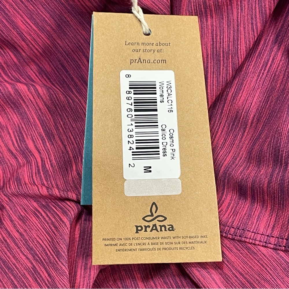 NWT Prana Calico Sleeveless Fit & Flare Dress, Keyhole Back - Womens Medium - Picture 6 of 16